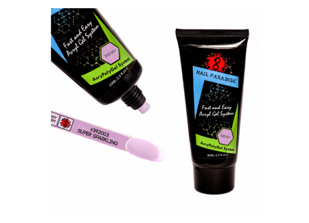 Super Sparkling AcryPolyGel with shimmer 392003 30ml Super Sparkling AcryPolyGel with shimmer 392003 30ml